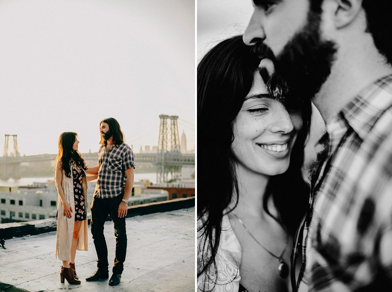 Alexandra & Tom | A Sunset Engagement Session | Brooklyn Rooftop Brooklyn Rooftop Engagement Session 01 Alexandra & Tom | A Sunset Engagement Session | Brooklyn Rooftop