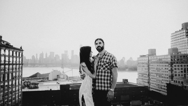 Alexandra & Tom | A Sunset Engagement Session | Brooklyn Rooftop Brooklyn Rooftop Engagement Session 15 Alexandra & Tom | A Sunset Engagement Session | Brooklyn Rooftop