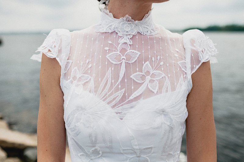 vintage wedding dress