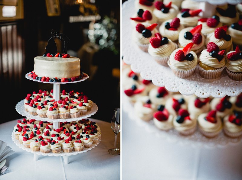 cupcake wedding cake