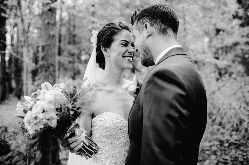 bride and groom catskills farm wedding 1