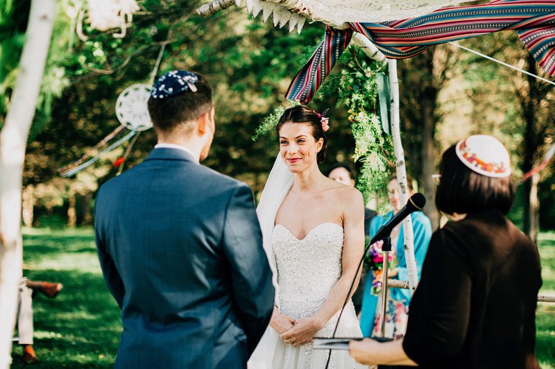 hipster wedding ceremony hudson valley