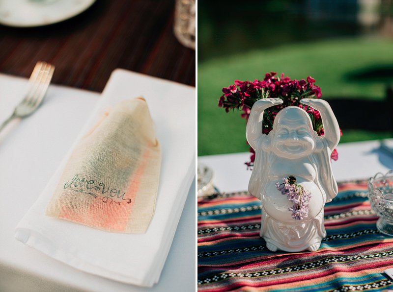 buddha centerpiece wedding 