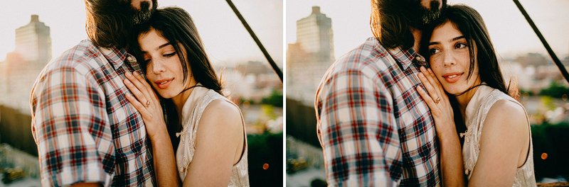 Summer engagement session in Brooklyn