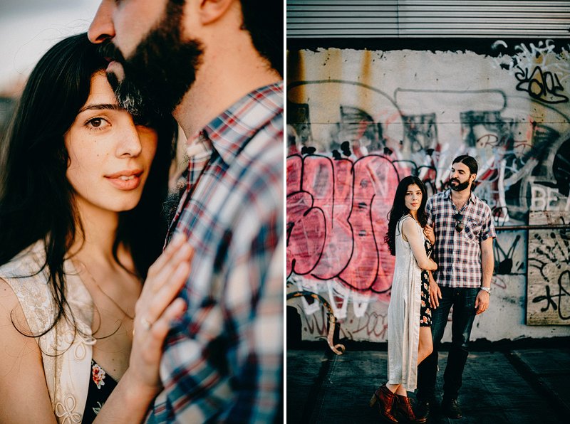 Brooklyn Rooftop Engagement Session