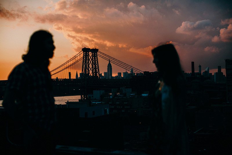 Manhattan Bridge engagement session