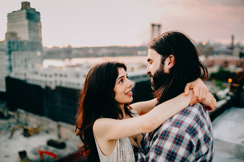 Brooklyn Bridge Engagement Session