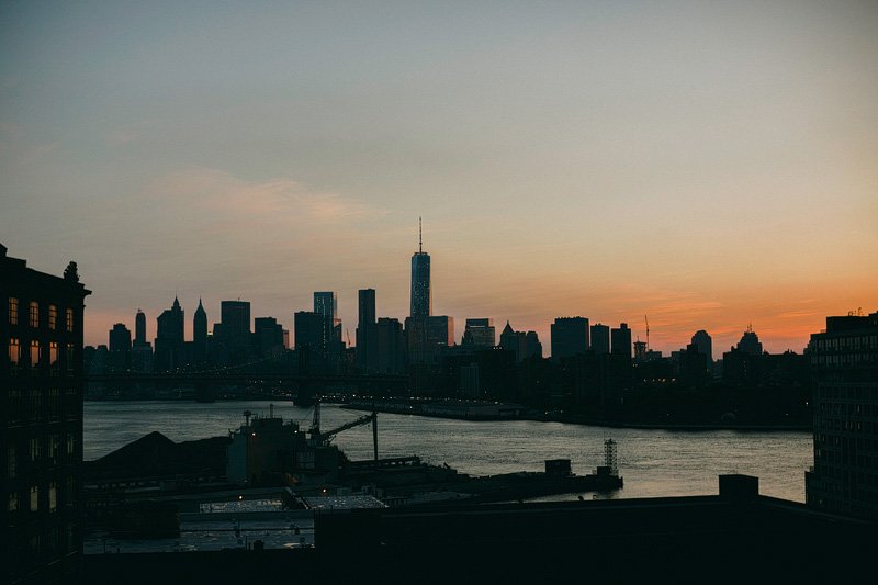 nyc at sunset