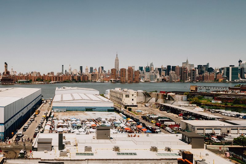 view from wythe hotel loft