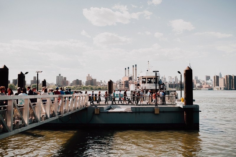 williamsburg ferry wedding