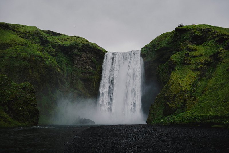 skogafoss iceland waterfall