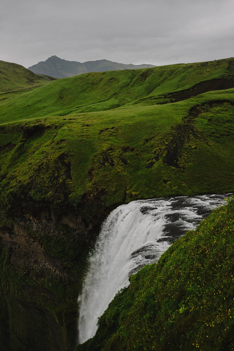 skogafoss iceland waterfall leica