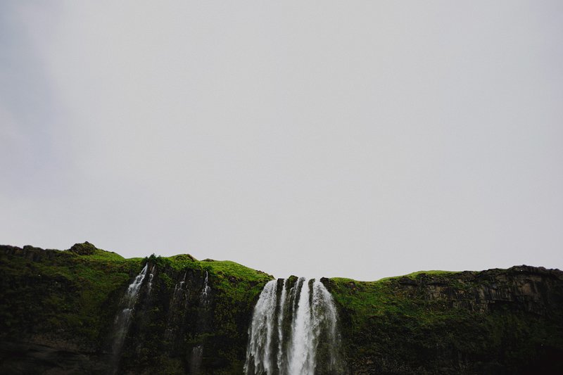 iceland waterfall