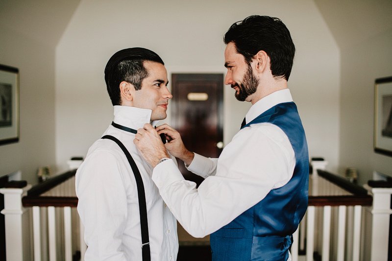 gay wedding seatuck cove house