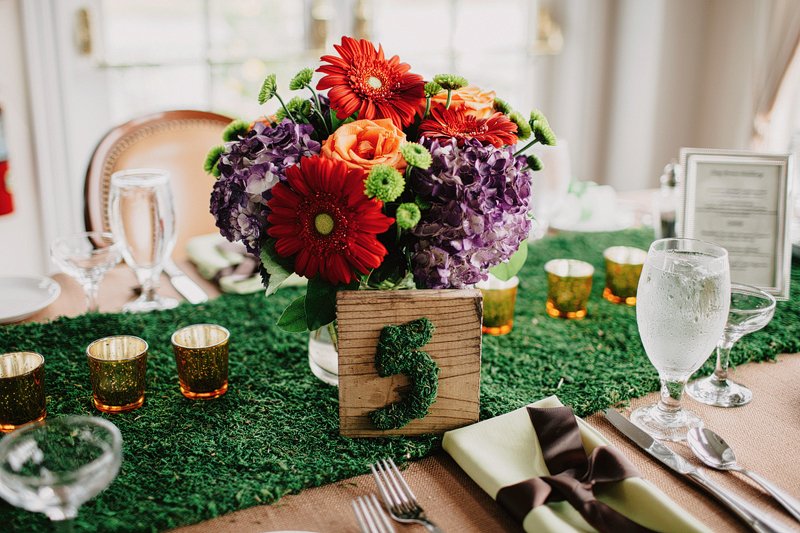 creative table setting wedding 