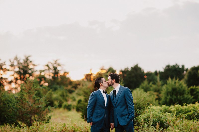 gay wedding photographer long island sunset 3