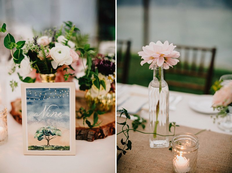 rustic wedding table setting ideas