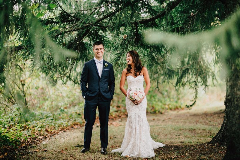 fall wedding in bucks county