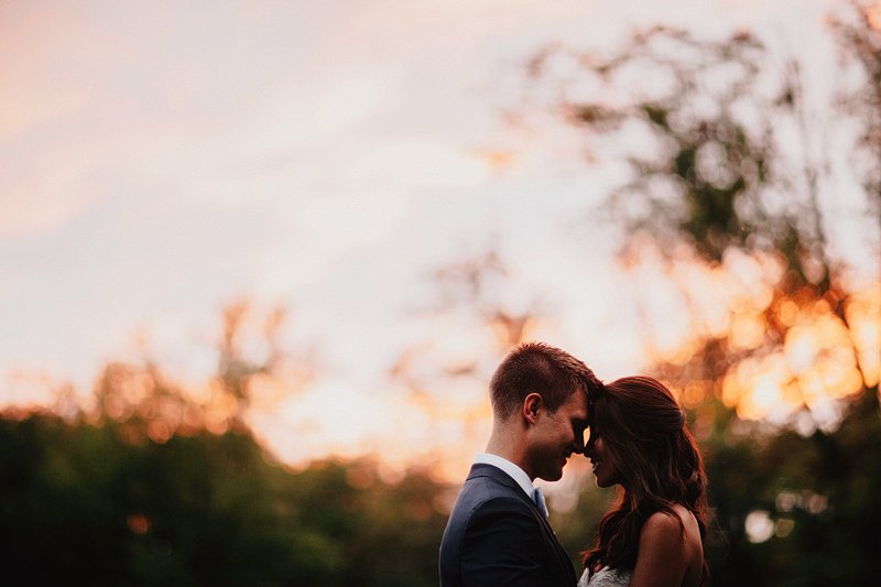 sunset portraits bucks county wedding pa