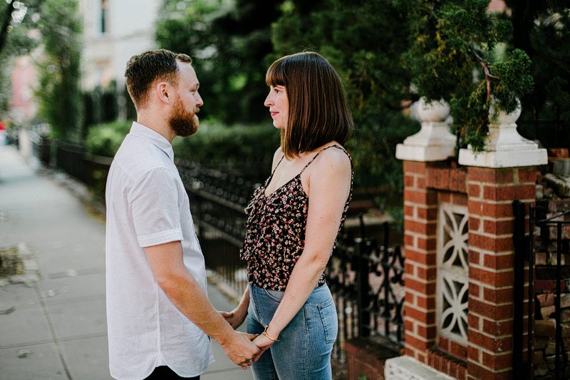 Greenpoint Brooklyn Summer Engagement Session vespa