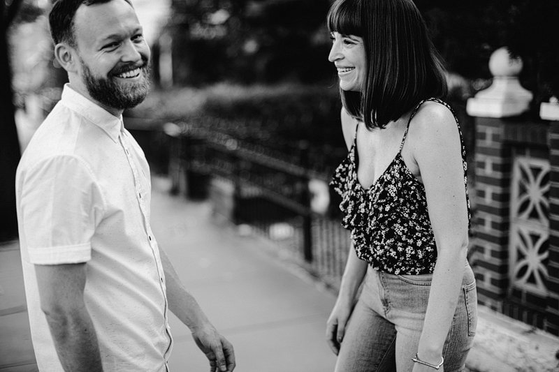 Greenpoint Brooklyn Summer Engagement Session vespa