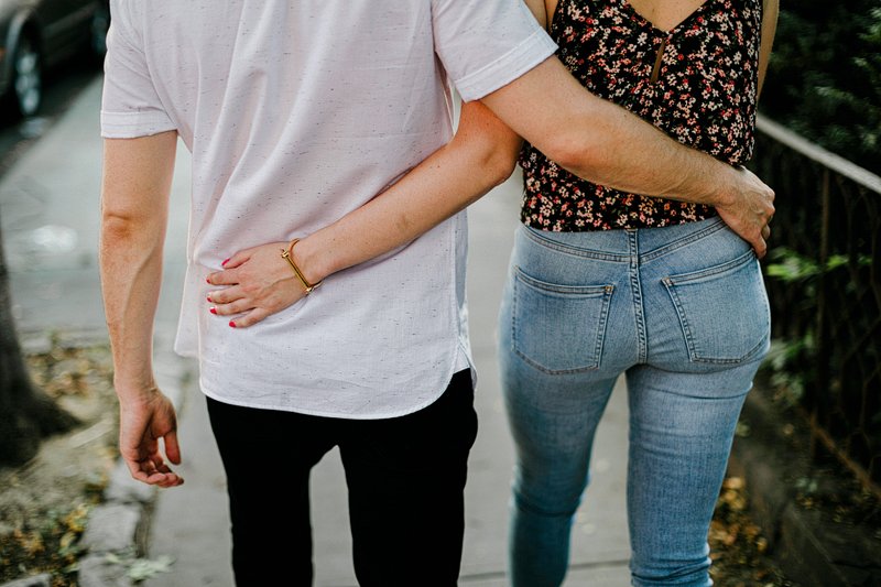 Greenpoint Brooklyn Summer Engagement Session vespa