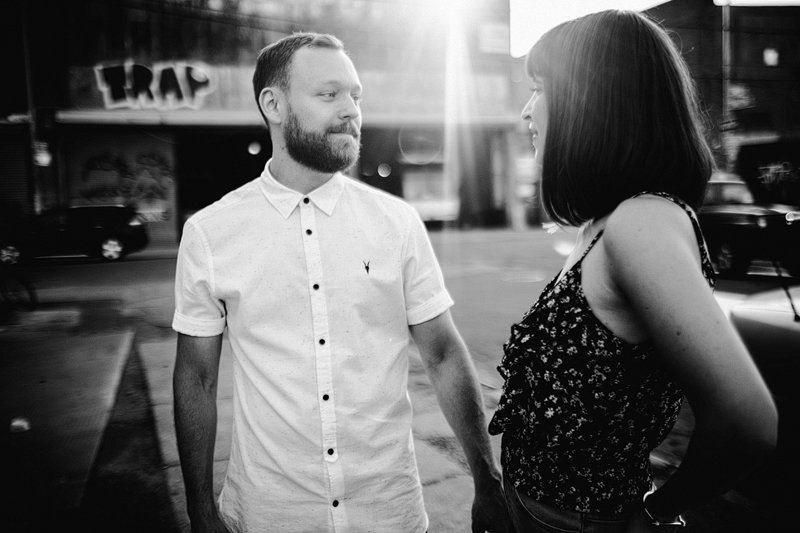 Greenpoint Brooklyn Summer Engagement Session vespa