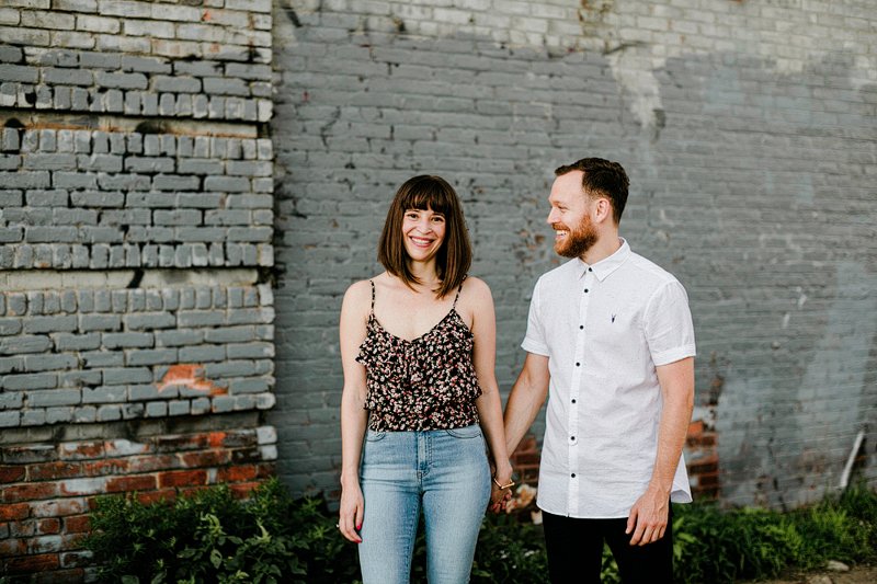 Greenpoint Brooklyn Summer Engagement Session vespa