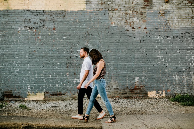 Greenpoint Brooklyn Summer Engagement Session vespa