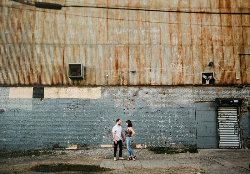 Greenpoint Brooklyn Summer Engagement Session vespa