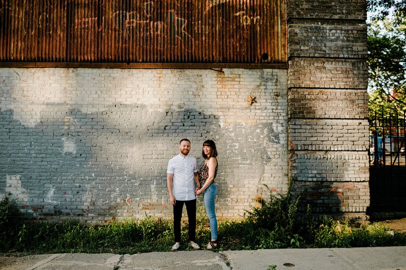 Greenpoint Brooklyn Summer Engagement Session vespa