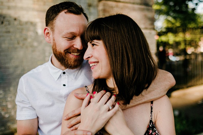 Greenpoint Brooklyn Summer Engagement Session vespa