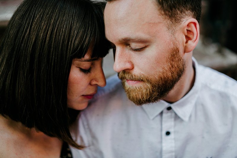 Greenpoint Brooklyn Summer Engagement Session vespa