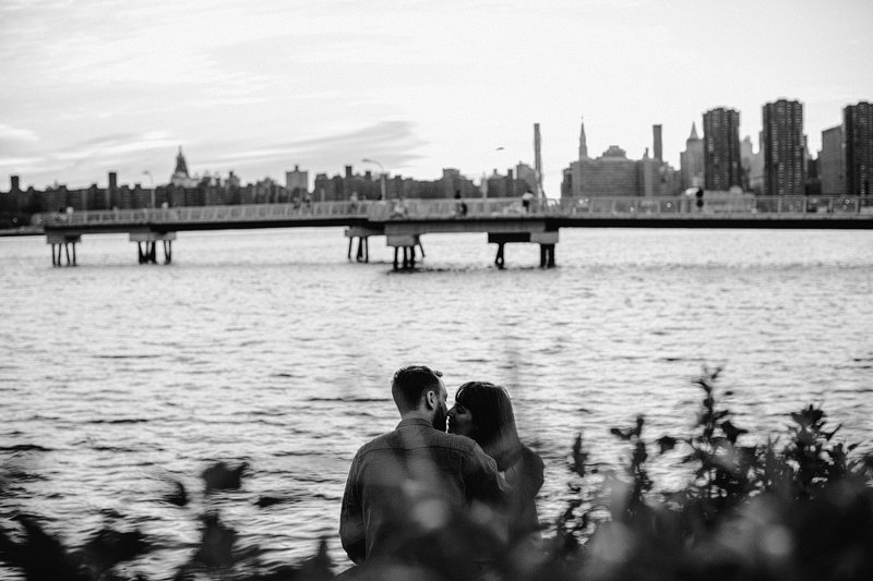 Greenpoint Brooklyn Summer Engagement Session vespa