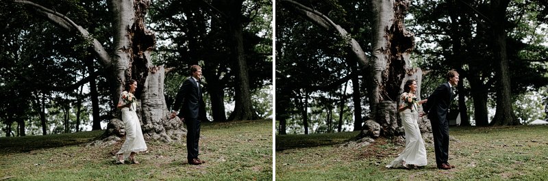 Hudson New York Oak Hill Summer Wedding