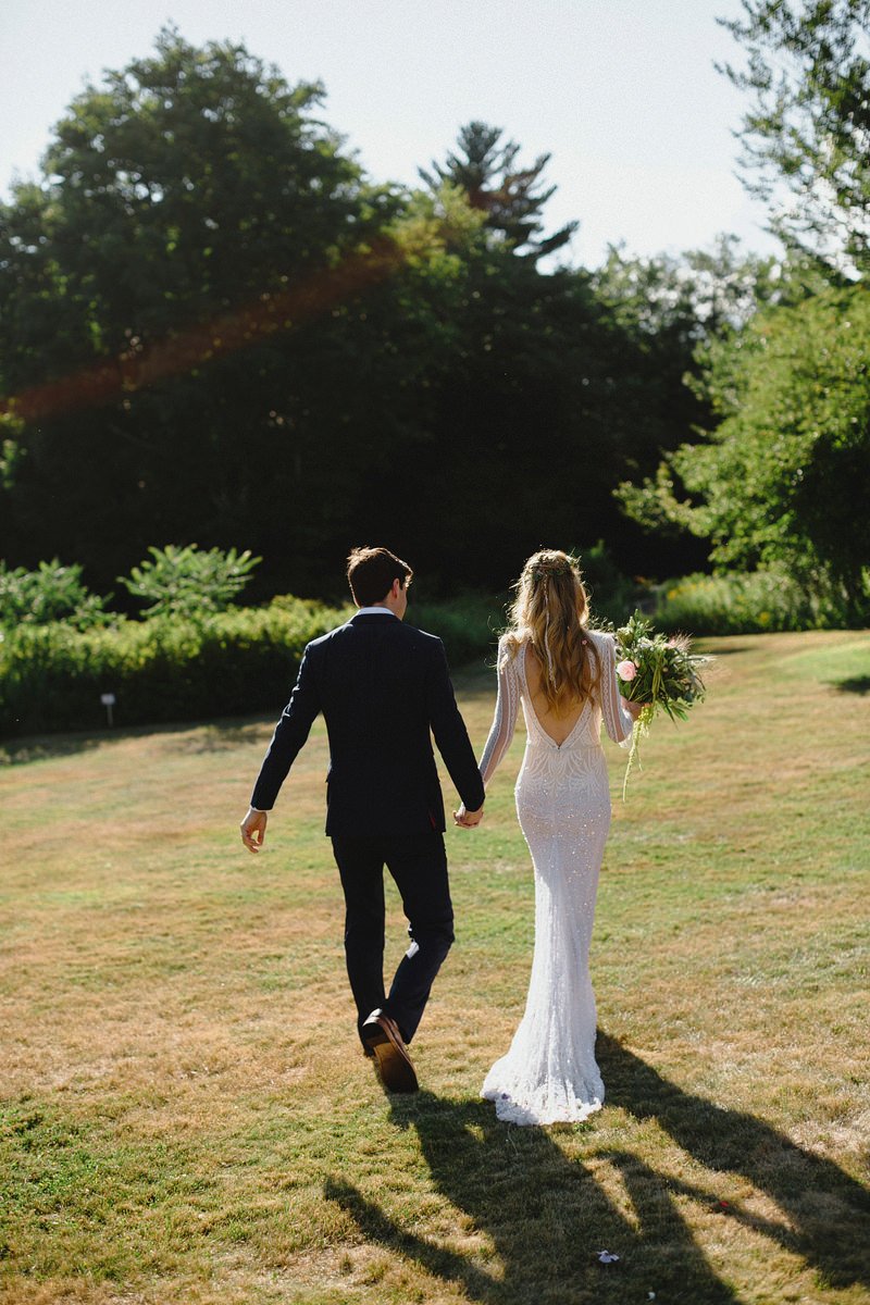 new hampshire lake sunapee wedding ceremony