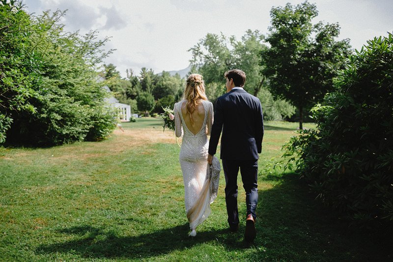 the fells new hampshire wedding boho chic