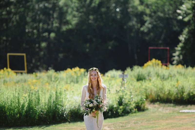 new hampshire lake sunapee wedding ceremony