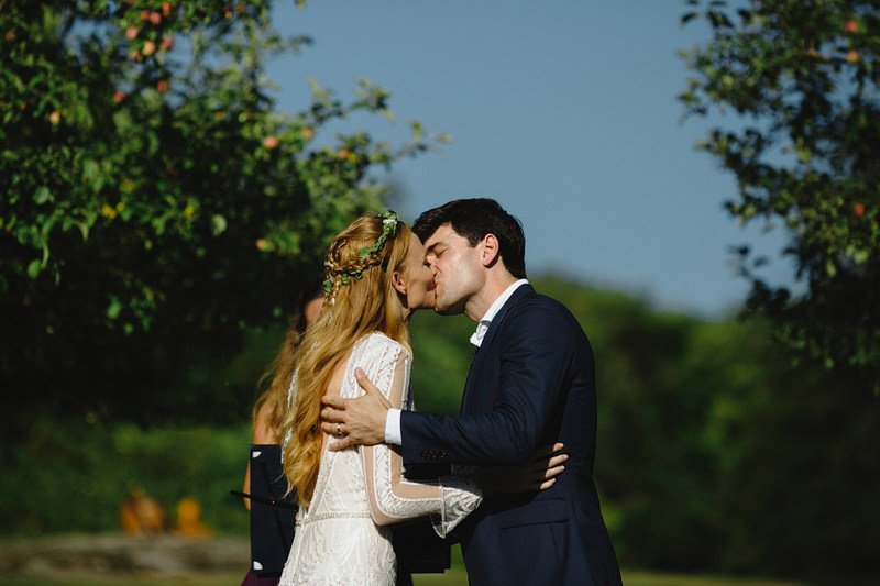 new hampshire lake sunapee wedding ceremony