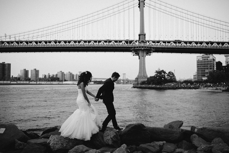 chic river cafe wedding brooklyn