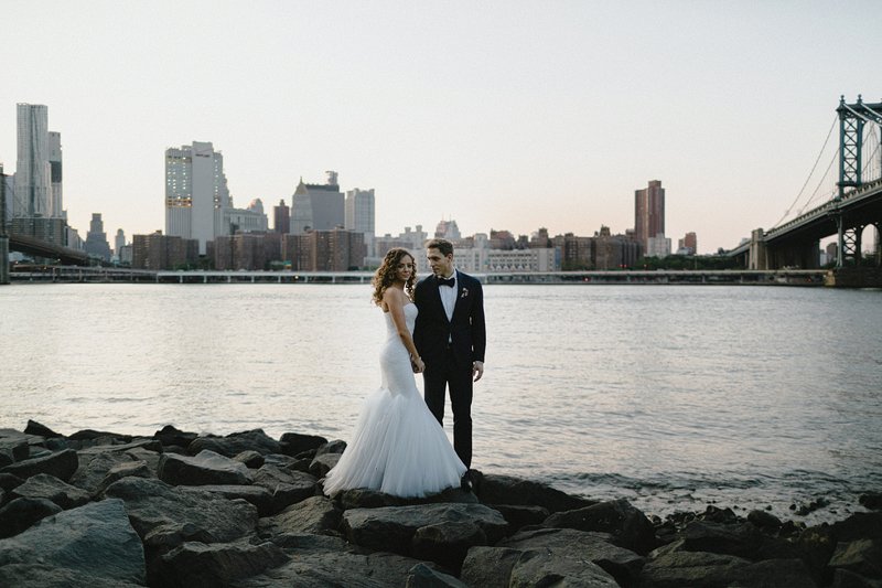 chic river cafe wedding brooklyn