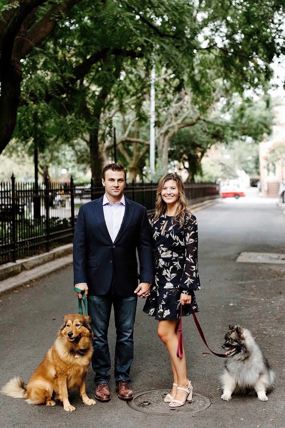 brooklyn engagement session couple girl and boy