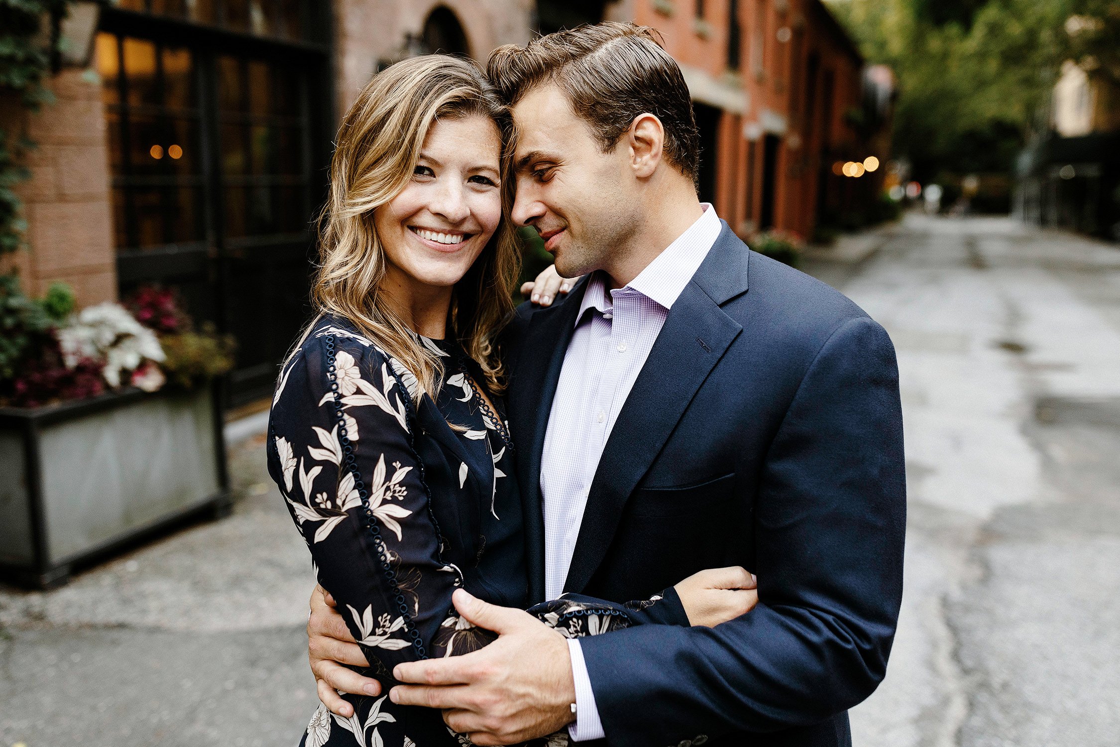 brooklyn engagement session couple girl and boy
