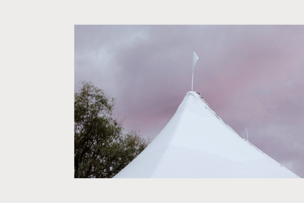 tent wedding new england